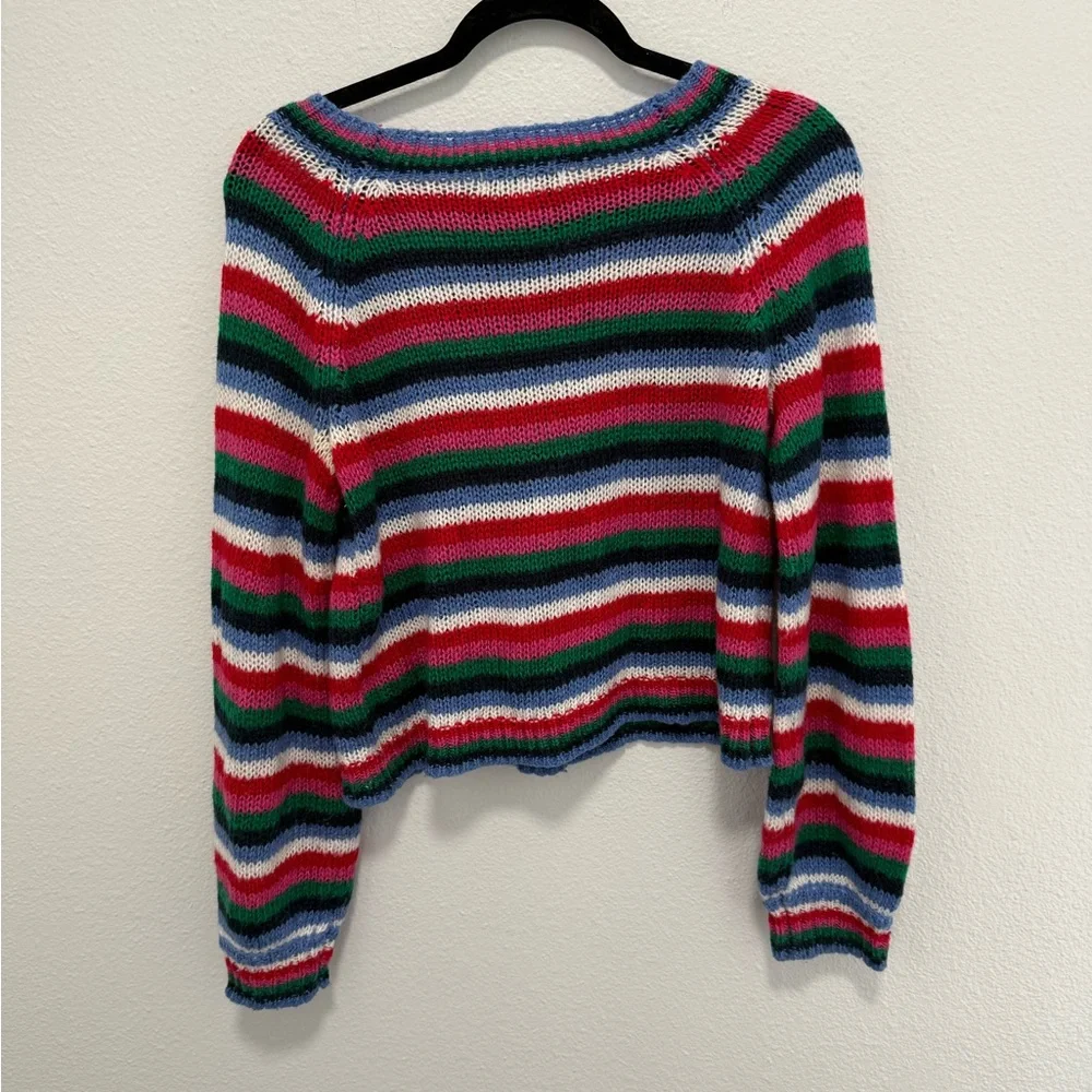 Almost Famous Striped Multicolor Women's Sweater Size Small